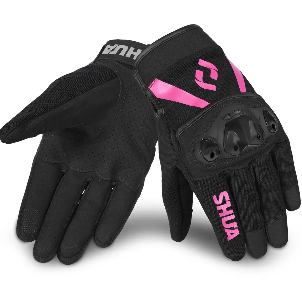 Shua Shot Black/Pink Textile Glove