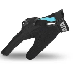 SHUA SHOT GUANTI DI MOTO DONNA TESSILE NERO TURCHESE