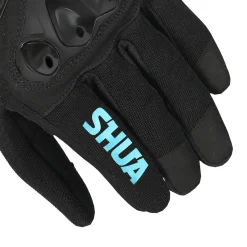 SHUA SHOT GUANTI DI MOTO DONNA TESSILE NERO TURCHESE
