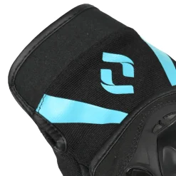 SHUA SHOT GUANTI DI MOTO DONNA TESSILE NERO TURCHESE