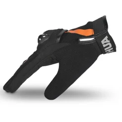 SHUA SHOT GUANTI DI MOTO UOMO TESSILE NERO ARANCIONE