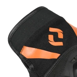 SHUA SHOT GUANTI DI MOTO UOMO TESSILE NERO ARANCIONE