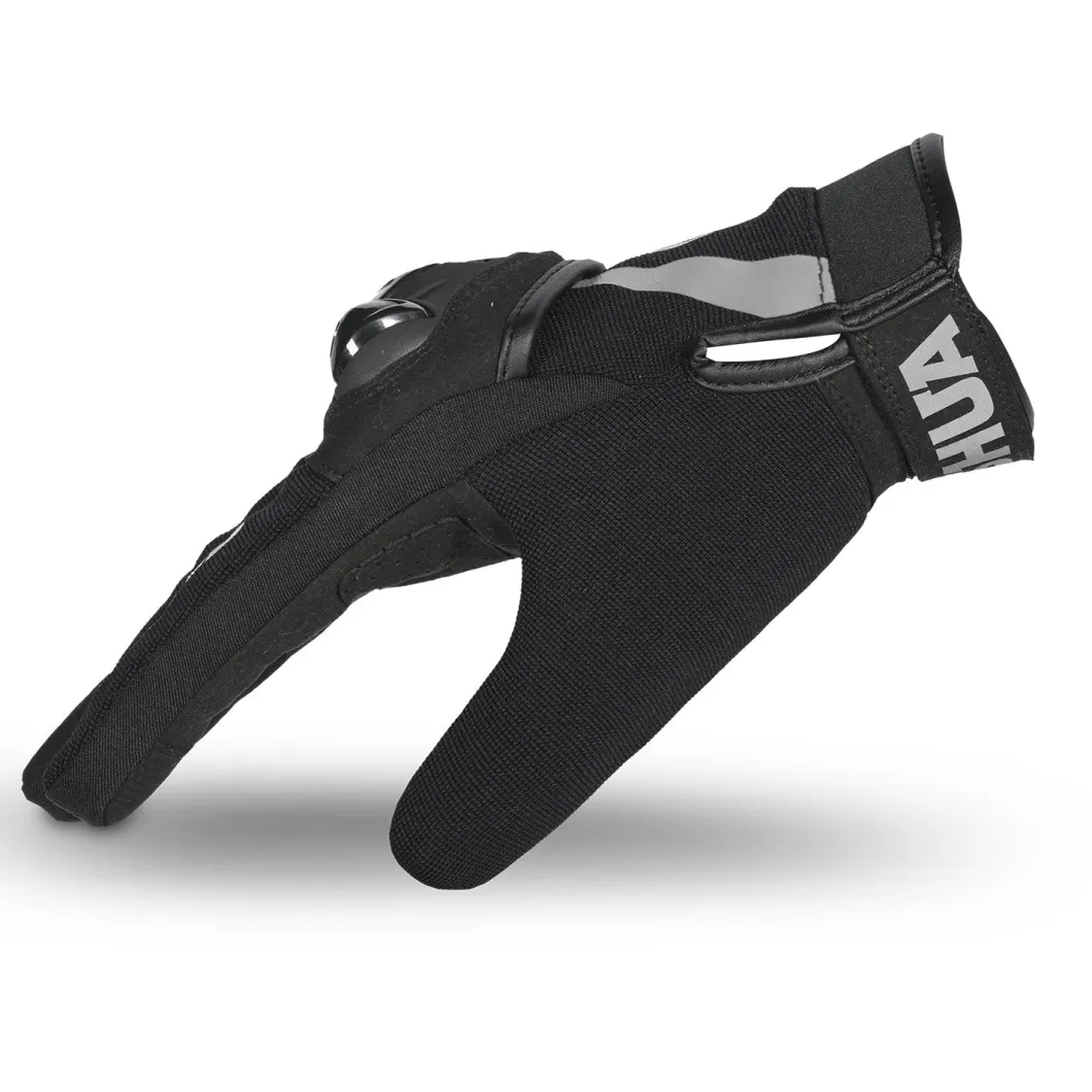 SHUA SHOT GUANTI DI MOTO UOMO TESSILE NERO