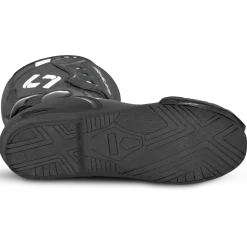 Shua Super Tech Racing Motorcycle Boots Track Black White