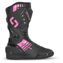 Shua - SuperTech Racing Motorcycle Boots - Black Pink
