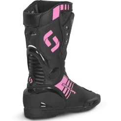 Shua - SuperTech Racing Motorcycle Boots - Black Pink