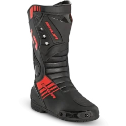 Shua Super Tech Racing/Track Motorcycle Boots Black/Red