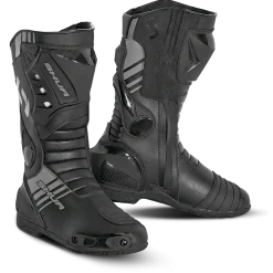 Shua Super Tech Racing/Track Motorcycle Boots Black