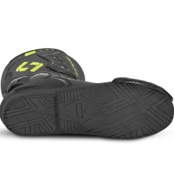 Shua Super Tech Track Racing Motorcycle Boots Black Yellow