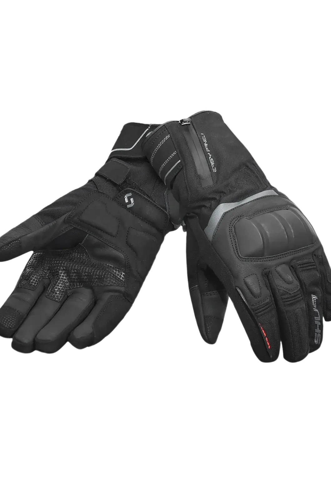 SHUA THERMAL THAW GUANTI DI MOTO UOMO NERO GRIGIO
