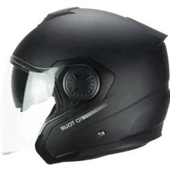 SKA-P 1DH TOUR MONO Motorcycle Jet Helmets Matte Black
