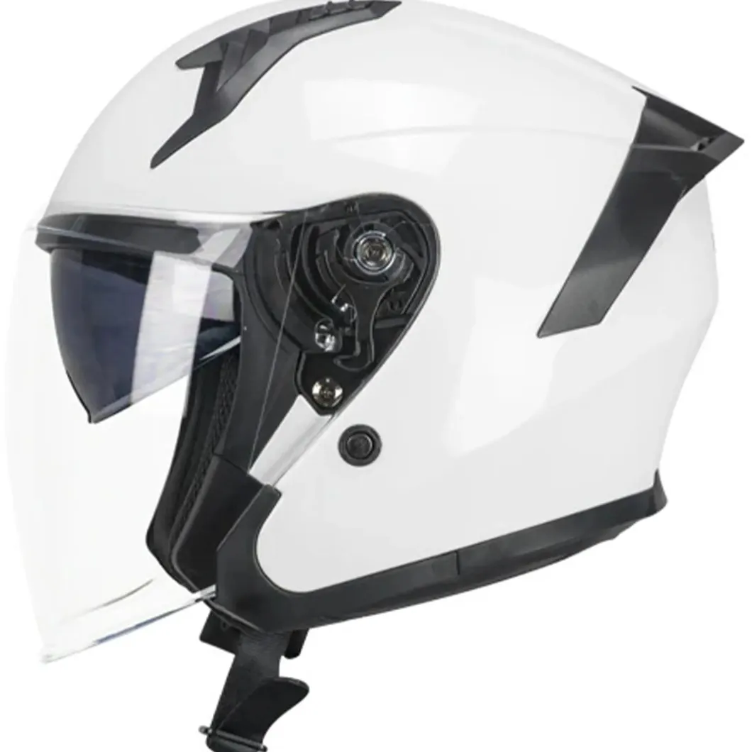 SKA-P 1MHA JEDI MONO Motorcycle Jet Helmets White