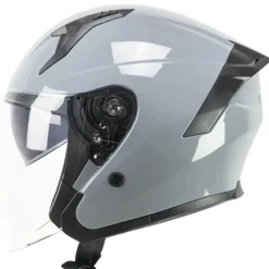 SKA-P 1MHA JEDI MONO Open Face Motorcycle Jet Helmets Grey