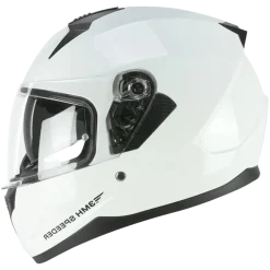 SKA-P 3MHA Speeder Full Face Motorcycle Helmet White