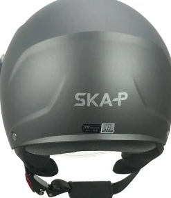 SKA-P 2MH FUN MONO JR Motorcycle Jet Helmets Kids Satin Anthracite