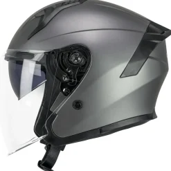 SKA-P 1MHG Jedi Sport Open Face Motorcycle Jet Helmets Satin Anthracite