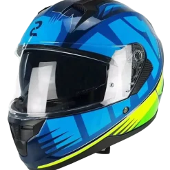 SKA-P 3MHG Speeder Sport Full Face Motorcycle Helmets Blue Yellow