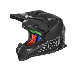 SMK ALLTERRA SOLID MA260 Motocross Helmets Matte Black