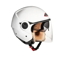 SMK COOPER GL100 Motorcycle Jet Helmets Gloss White