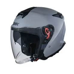 SMK GTJ SOLID MA600 Motorcycle Jet Helmets Matte Grey