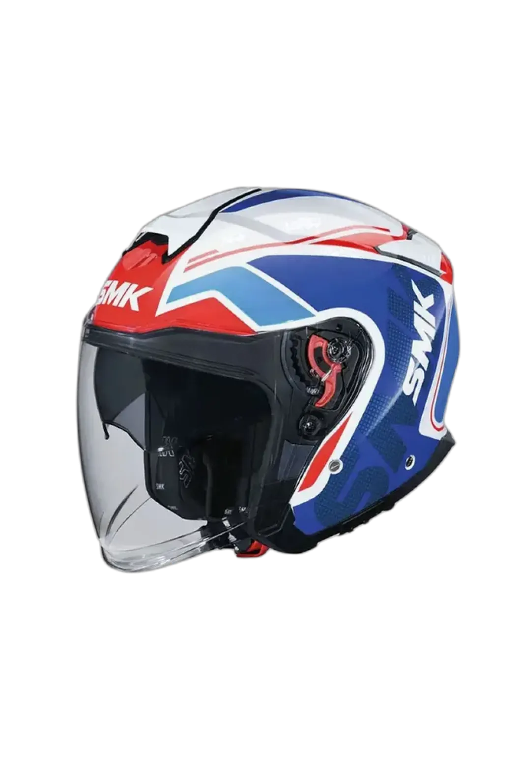 SMK GTJ TOURER GL135 Motorcycle Helmets Jet Urban Blue White