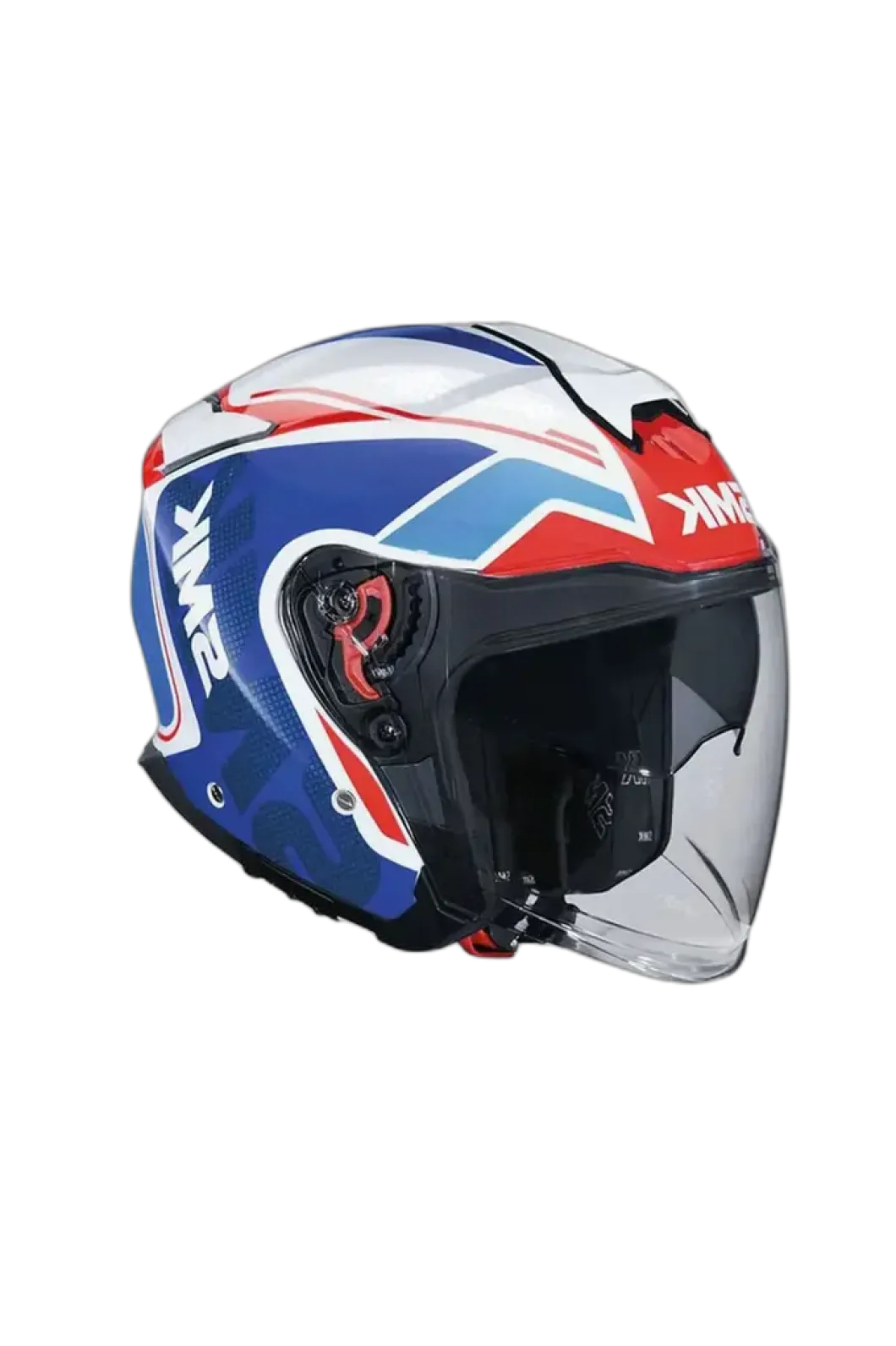 SMK GTJ TOURER GL135 Motorcycle Helmets Jet Urban Blue White
