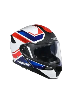 SMK GULLWING GL153 Modular Motorcycle Helmets White Red Blue