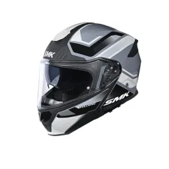 SMK GULLWING MA661 Motorcycle Touring Modular Helmets Grey White Black
