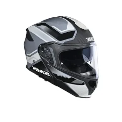 SMK GULLWING MA661 Motorcycle Touring Modular Helmets Grey White Black