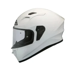 SMK STELLAR GL100 Full Face Motorcycle Helmet Matte White