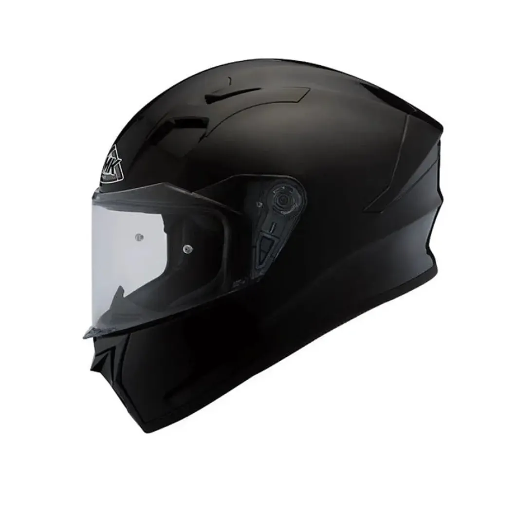 SMK STELLAR SOLID GL200 Full Face Motorcycle Helmet Matte Black