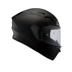 SMK STELLAR SOLID GL200 Full Face Motorcycle Helmet Matte Black
