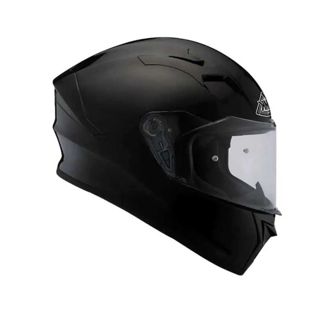 SMK STELLAR SOLID GL200 Full Face Motorcycle Helmet Matte Black