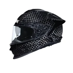 SMK TITAN CARBON MACA200 Full Face Motorcycle Helmets Matte Carbon 22.06
