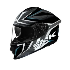 SMK TITAN SLICK GL265 SPORTIVO Motorcycle Full Face Helmets Black Grey White