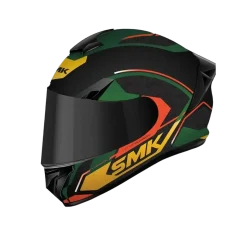 SMK TYPHOON RD1 MA287 Full Face Motorcycle Helmets Black Green Red