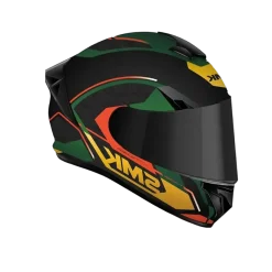SMK TYPHOON RD1 MA287 Full Face Motorcycle Helmets Black Green Red