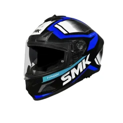 SMK TYPHOON THORN GL251 FULL FACE MOTORCYCLE HELMETS BLACK BLUE WHITE
