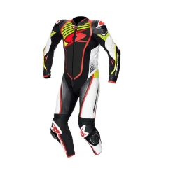 SPYKE ARAGON RACE 1PC Motorcycle Suit Fluorescent Yellow Black