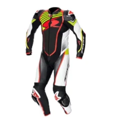 SPYKE ARAGON RACE 1PC Motorcycle Suit Fluorescent Yellow Black