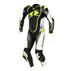 SPYKE ARAGON RACE SUIT 1PC Black White Fluorescent Yellow