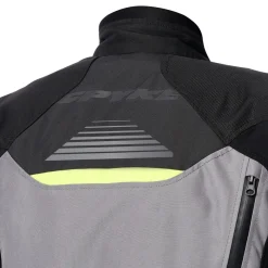 SPYKE Equator Dry Techno Men's Motorcycle Jacket Grey Anthracite Yellow
