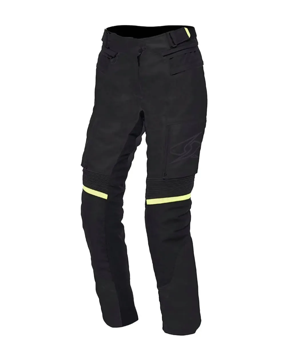 SPYKE Equator Dry Techno Women's Motorcycle Pants Black Anthracite Yellow