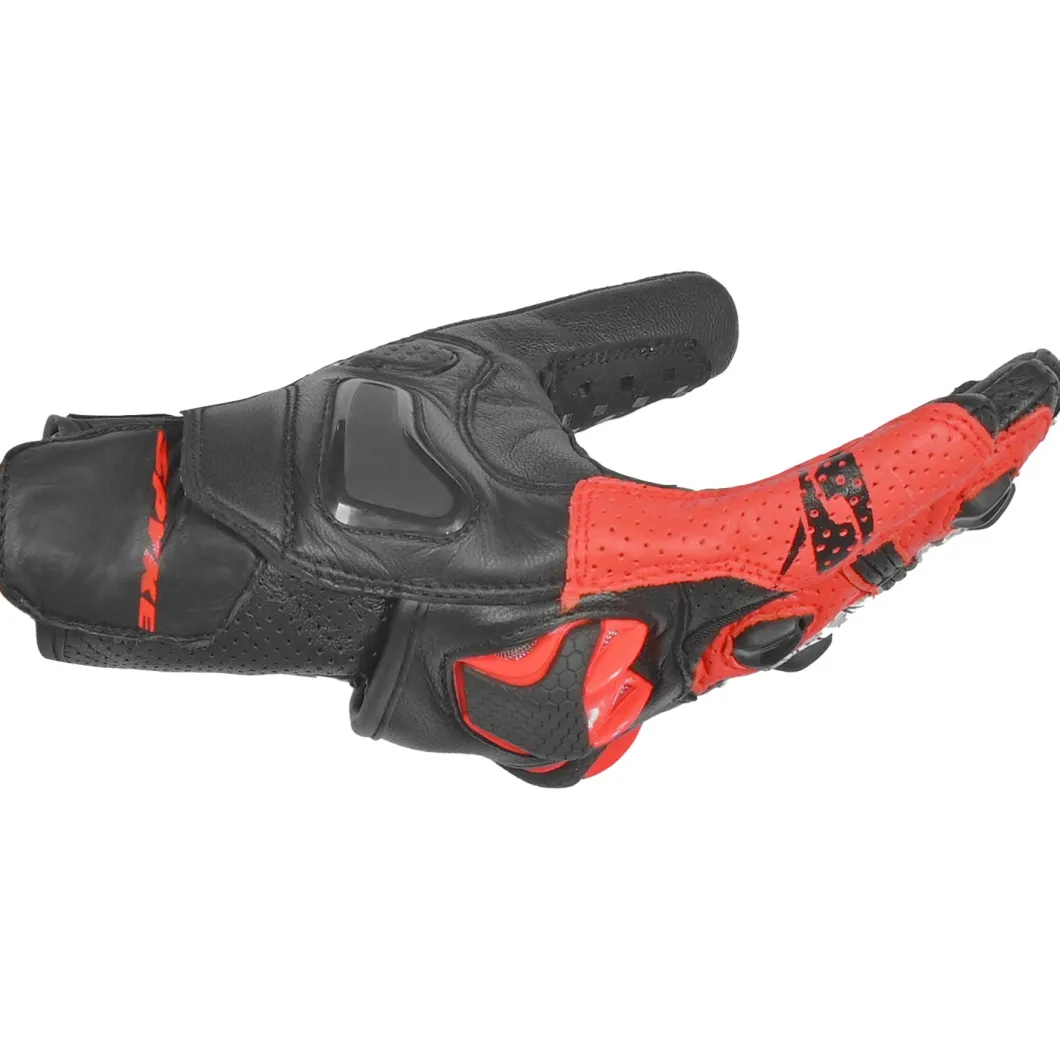 SPYKE TECH SPORT VENTED 2.0 BLACK RED GLOVES