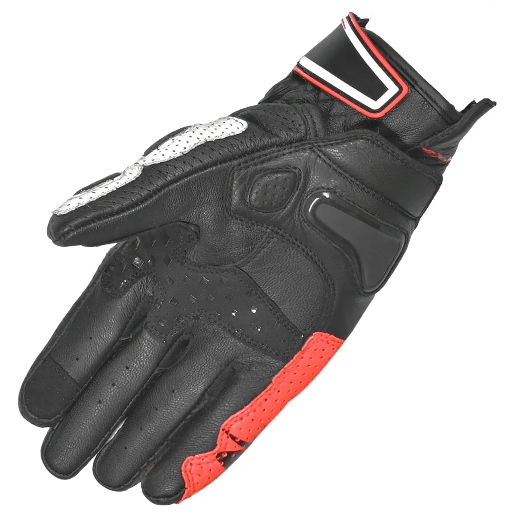 SPYKE TECH SPORT VENTED 2.0 BLACK RED GLOVES