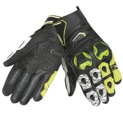 SPYKE TECH SPORT VENTED 2.0 GLOVES BLACK WHITE YELLOW