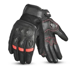 WTR Duke Black Red Summer Gloves