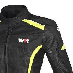 WTR - Mesh Blazer Women's Motorcycle Jacket Black Yellow Flo