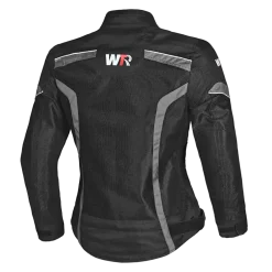 WTR - Mesh Blazer Women's Motorcycle Jacket - Black Grey