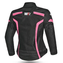 WTR - Mesh Blazer Women's Motorcycle Jacket Black Pink